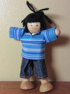 plan toys doll dollhouse (W6075)